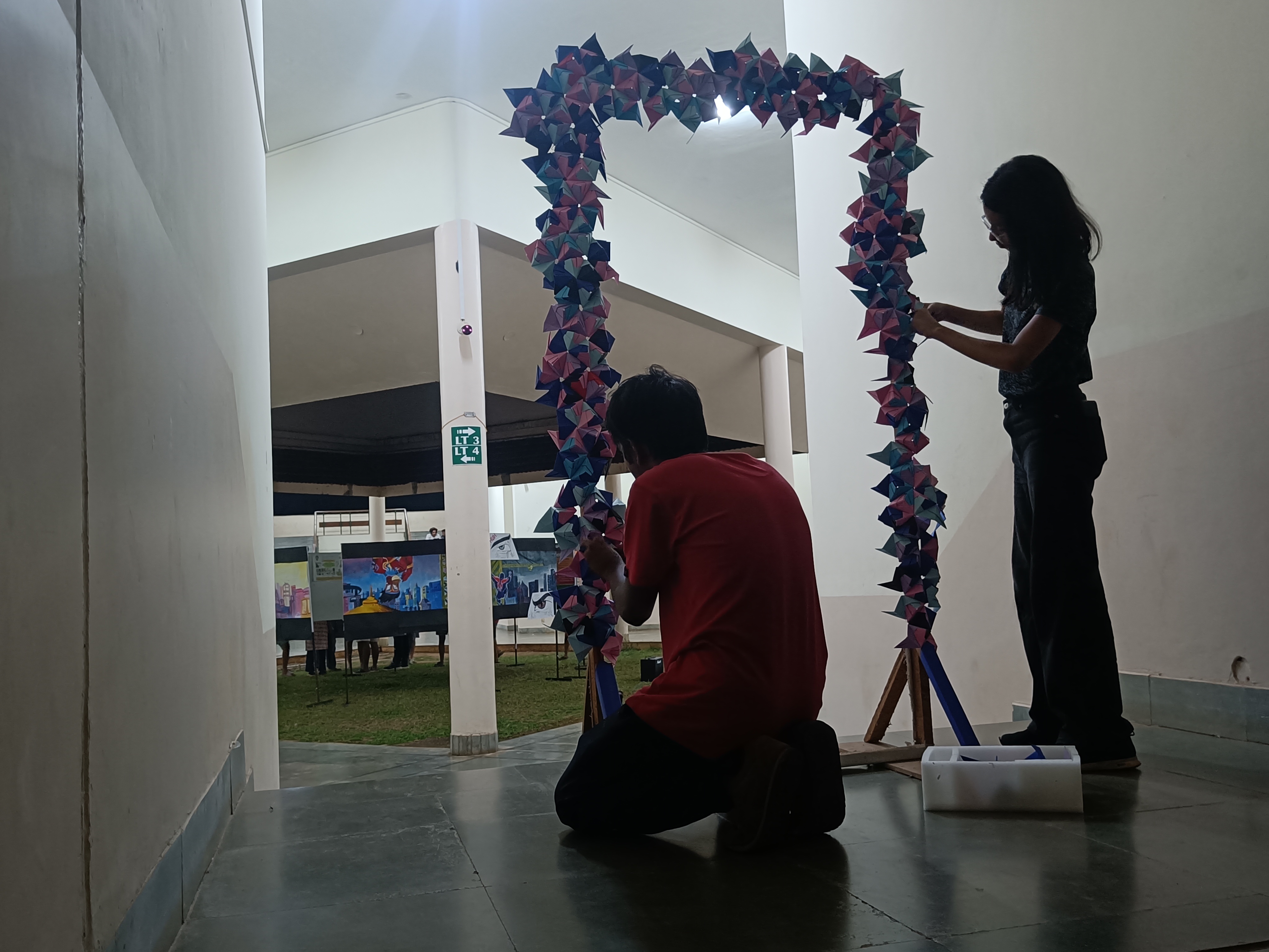 Modular Origami Arch